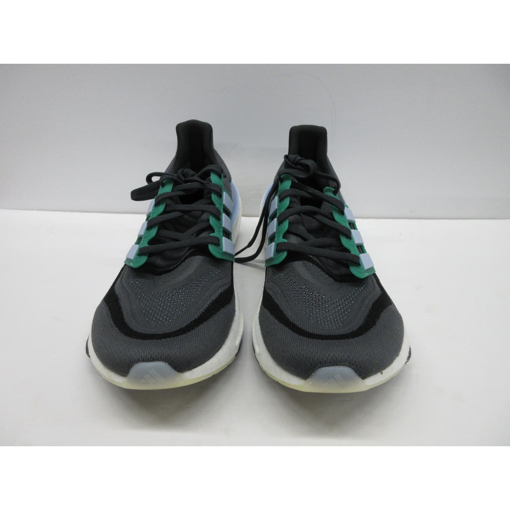Adidas Men’s Ultra boost Light Shoes Carbon/Blue Dawn/Court Green 9.5(Used)